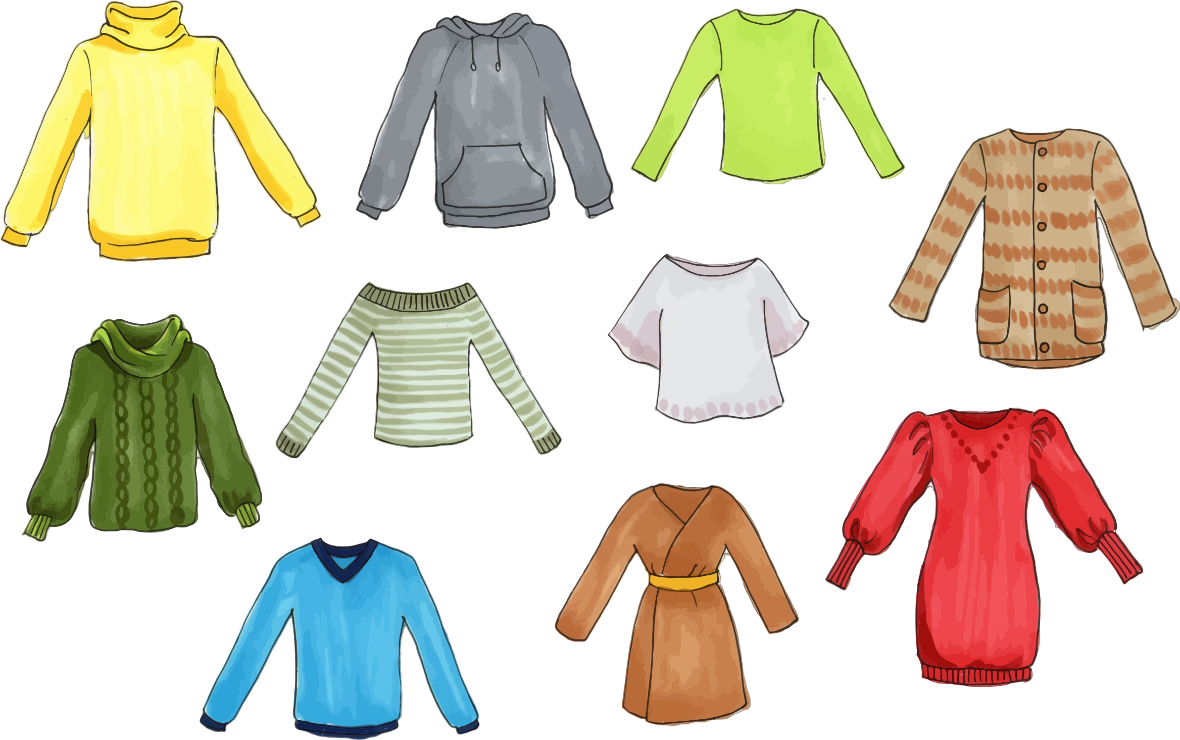 Big Image - Clothing Clipart - Png Download (2336x1465), Png Download