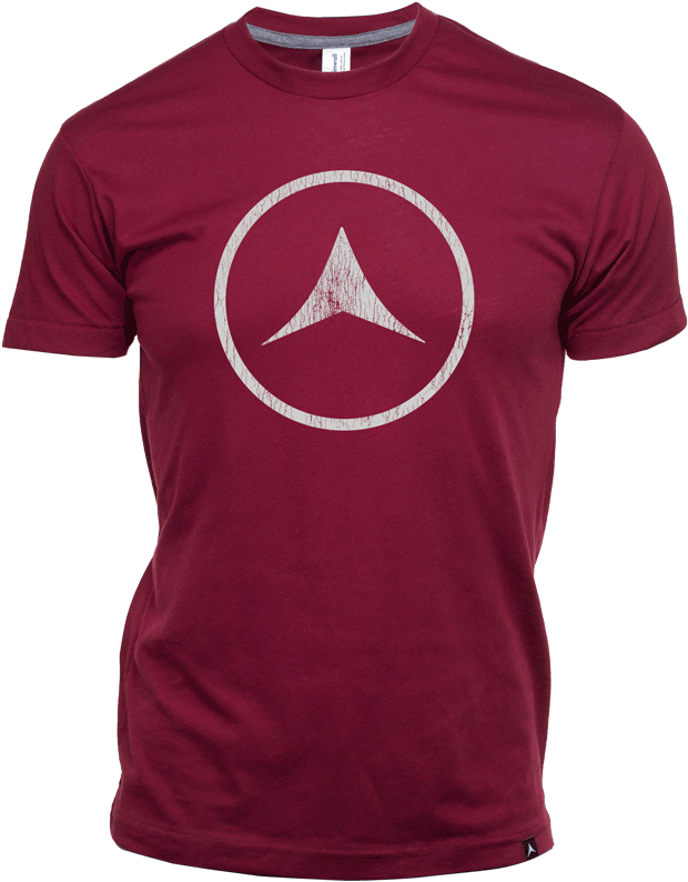 Aspinwall Distressed Icon Kokanee T Shirt 4 - Triangle Clipart (672x800), Png Download