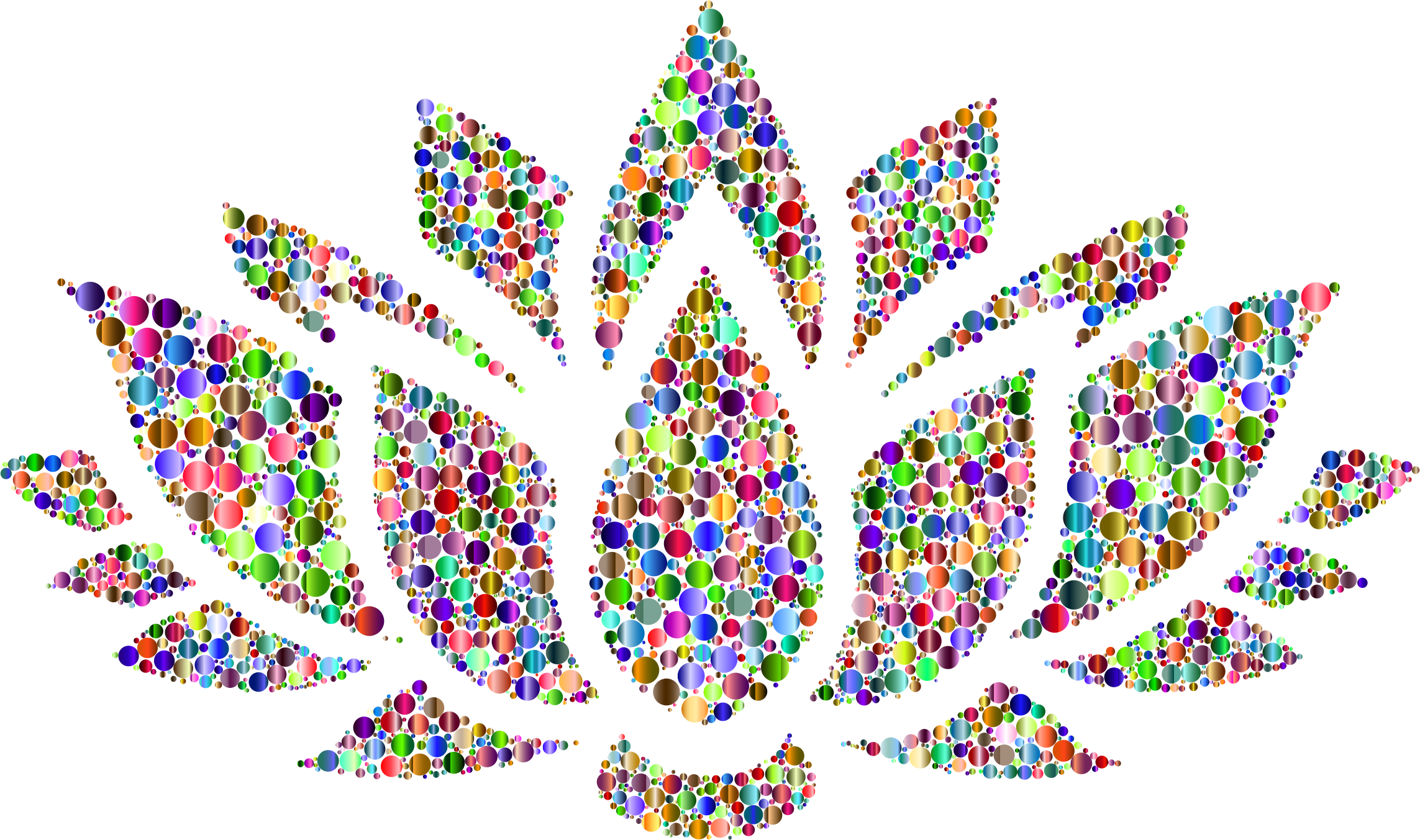 This Free Icons Png Design Of Prismatic Lotus Flower Clipart (2286x1353), Png Download