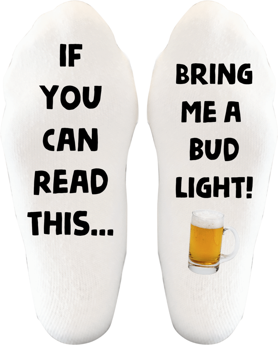 If You Can Read This Bring Me A Bud Light - Flip-flops Clipart (957x1200), Png Download