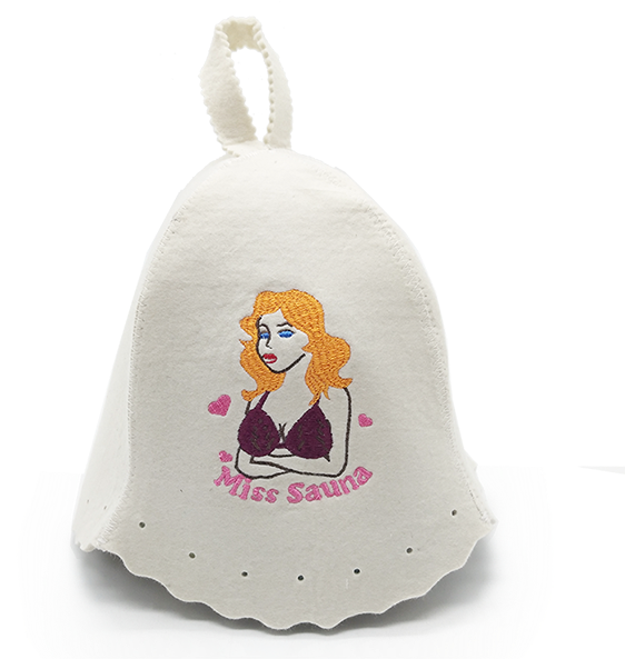4 Pieces Type Wool Felt Sauna Hat - Girl Clipart (600x600), Png Download