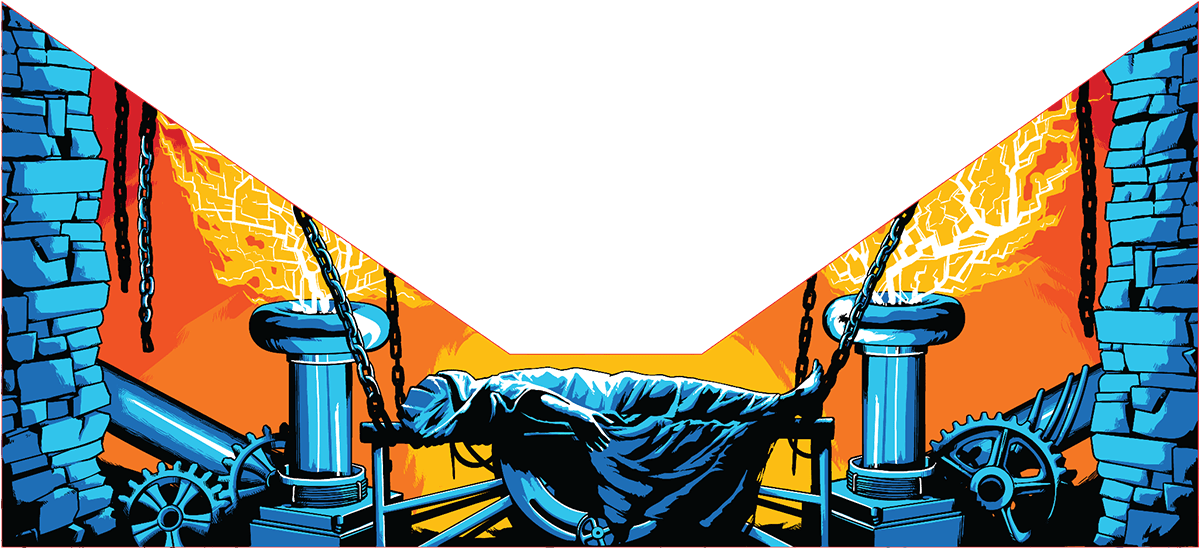 Frankenstein - Illustration Clipart (1334x547), Png Download