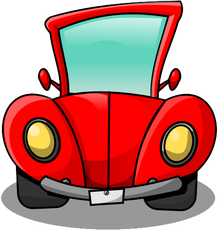 With Library Techflourish Collections Safety Week Imontpelier - Png Cartoon Car Front Clipart (640x480), Png Download
