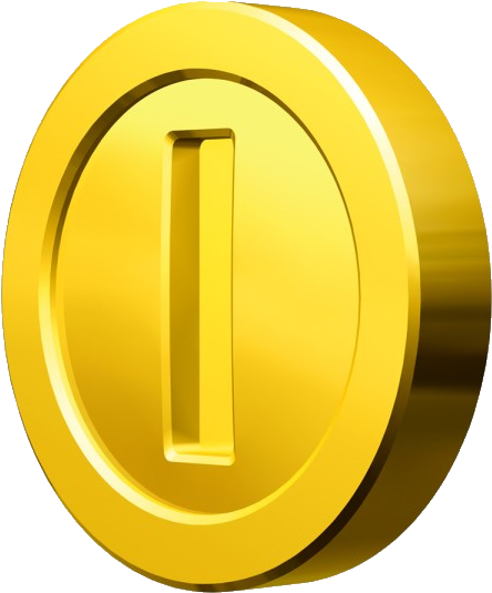168kib, 600x600, Mario Coin - Super Mario Coins Clipart (600x600), Png Download
