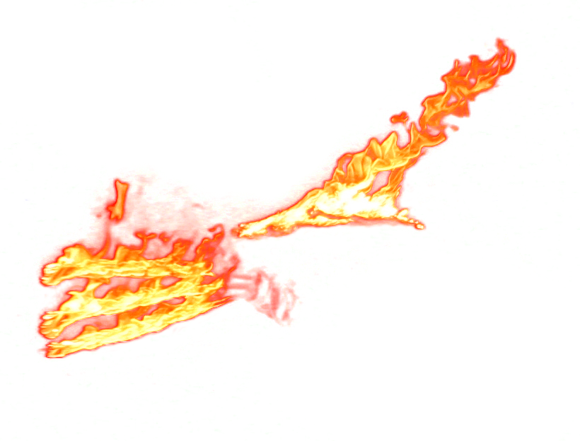 Photoscape Fire Effects Right Click On The Picture Clipart (820x624), Png Download