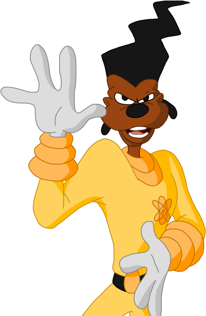 Max Drawing Goofy - Power Line From A Goofy Movie Clipart (672x1029), Png Download
