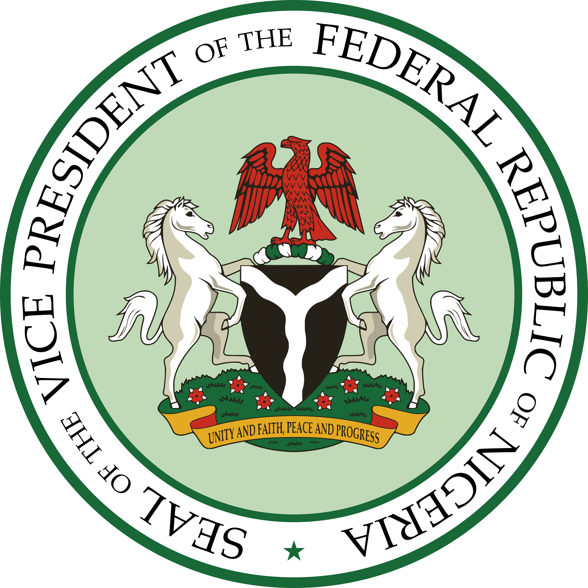 Seal Of The Vice President Of Nigeria - Office Of The Vice President Nigeria Clipart (2000x2000), Png Download
