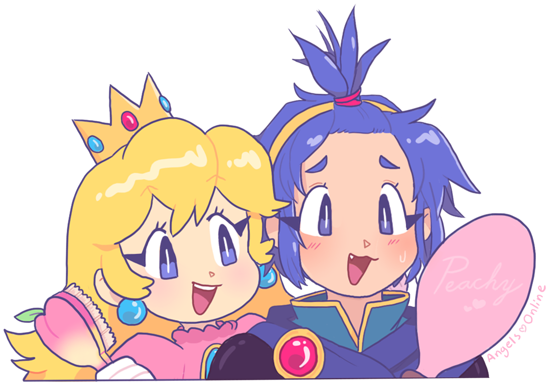My Adorable Marth/peach Commission ☺ - Marth X Peach Clipart (1164x831), Png Download