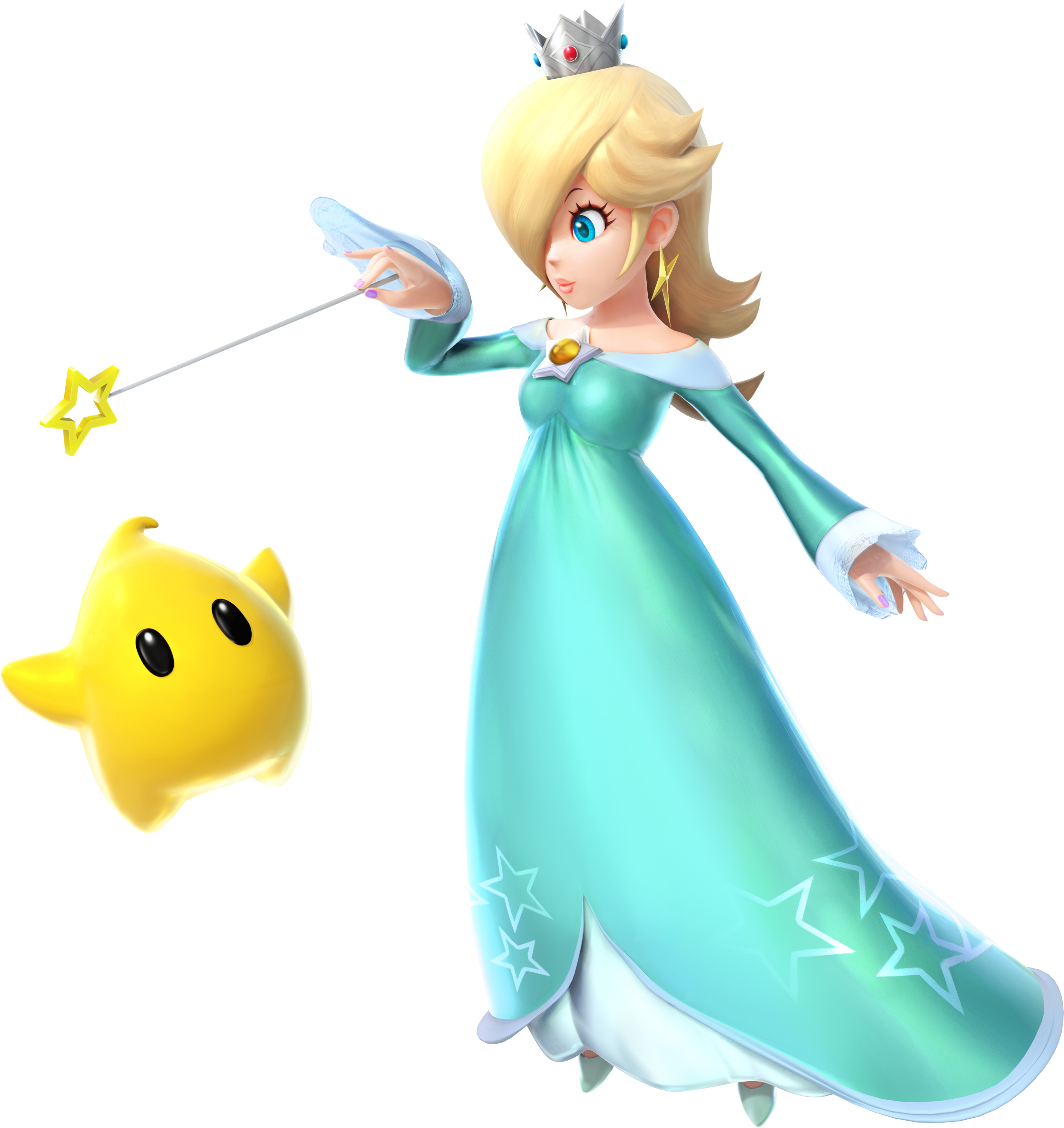 Ssb4 Rosalina Artwork - Princess Rosalina Clipart (3302x3500), Png Download