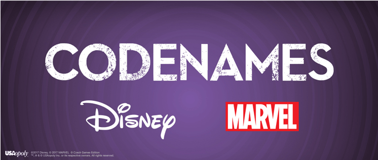 Usaopoly Announces Disney, Pixar, Marvel Themed Codenames - Disney Clipart (750x450), Png Download