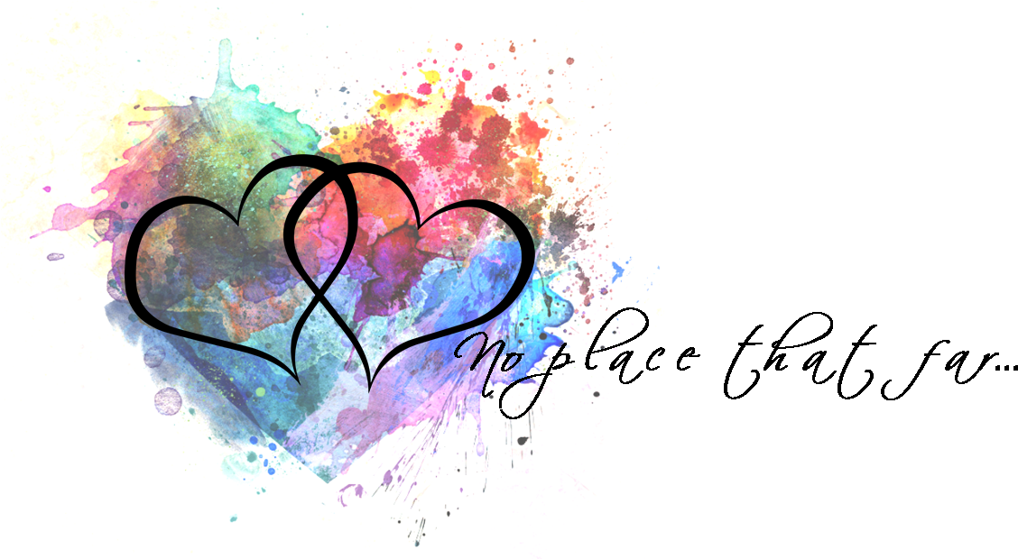 Two Hearts With Watercolor Heart Background Hoping - Your Heart Knows The Way Run Clipart (1188x619), Png Download