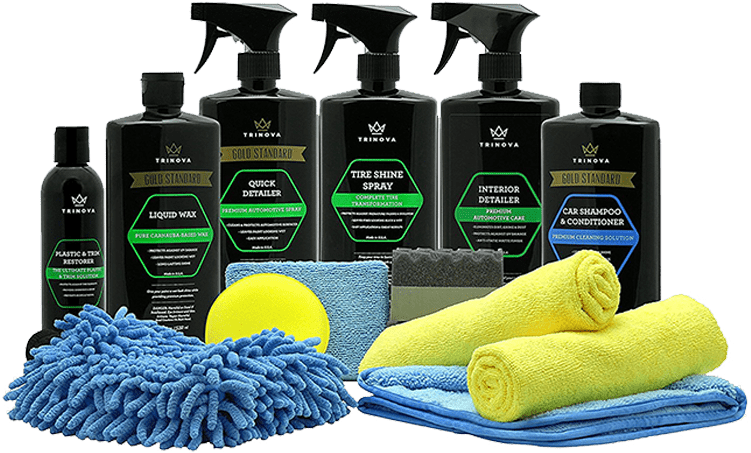 Clean Car Png Products , Png Download - Carwash Kit Clipart (751x453), Png Download