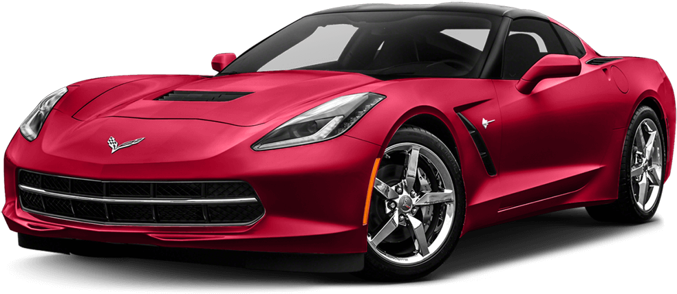 2017 Chevrolet Corvette Stingray - 2017 Corvette Stingray Yellow Clipart (1000x441), Png Download