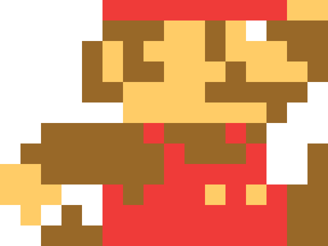 8 Bit Clipart Classic Mario - Super Mario Bros Nes Sprite - Png Download (640x480), Png Download