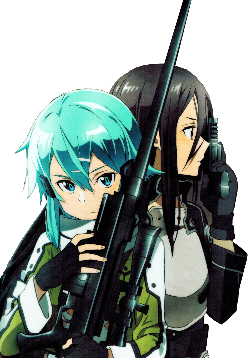 “ Sword Art Online Ii - Gun Gale Online Sao Clipart (1041x1500), Png Download