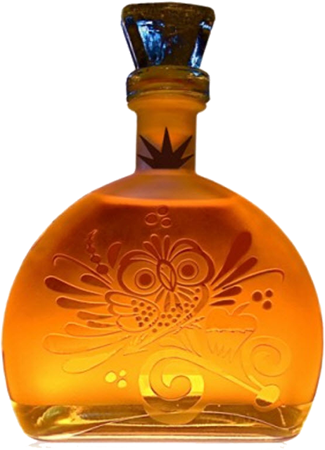 Tequila Extra Añejo - Glass Bottle Clipart (760x679), Png Download