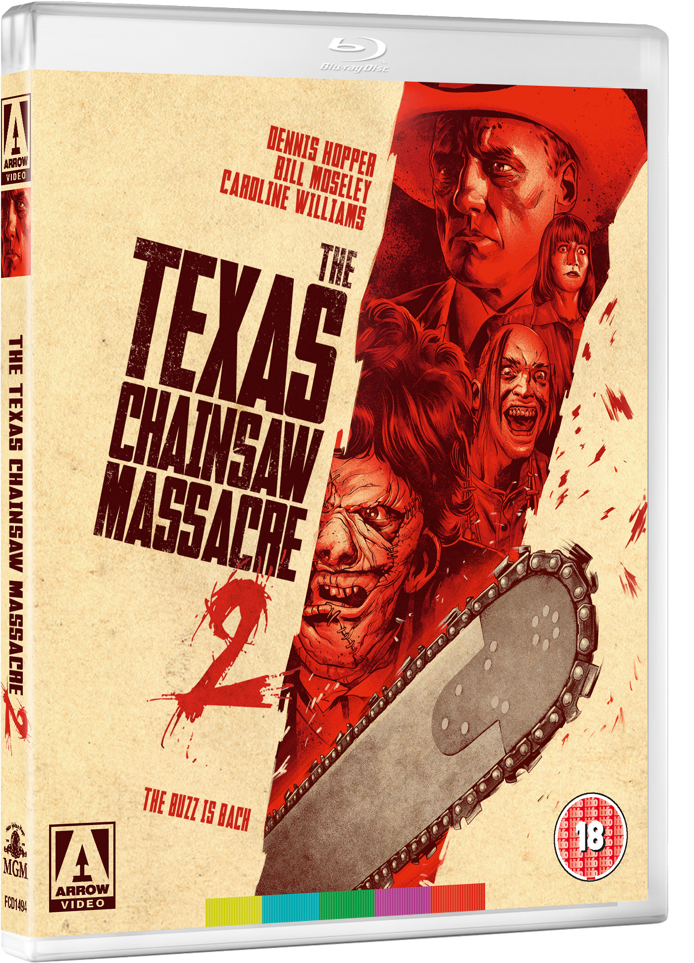 Gallery - × - × - Texas Chainsaw Massacre 2 Arrow Blu Ray Clipart (1658x2222), Png Download