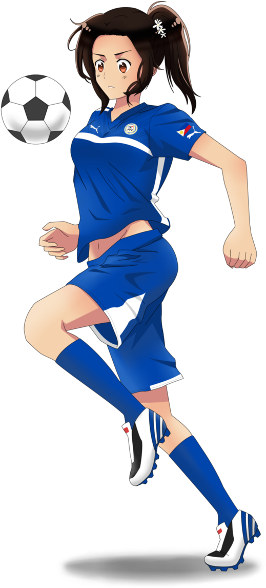 Whisky Tango, Sport, Axis Powers, Anime Girls, Hetalia, - Anime Girl Soccer Player Clipart (519x1146), Png Download