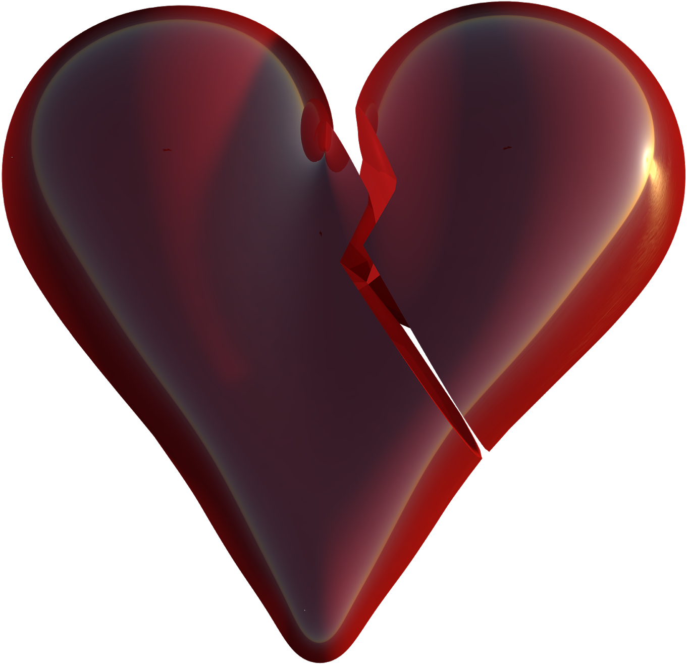 Top 23 Broken Heart Images Hd - Разбитое Сердце Png Clipart (1600x1600), Png Download