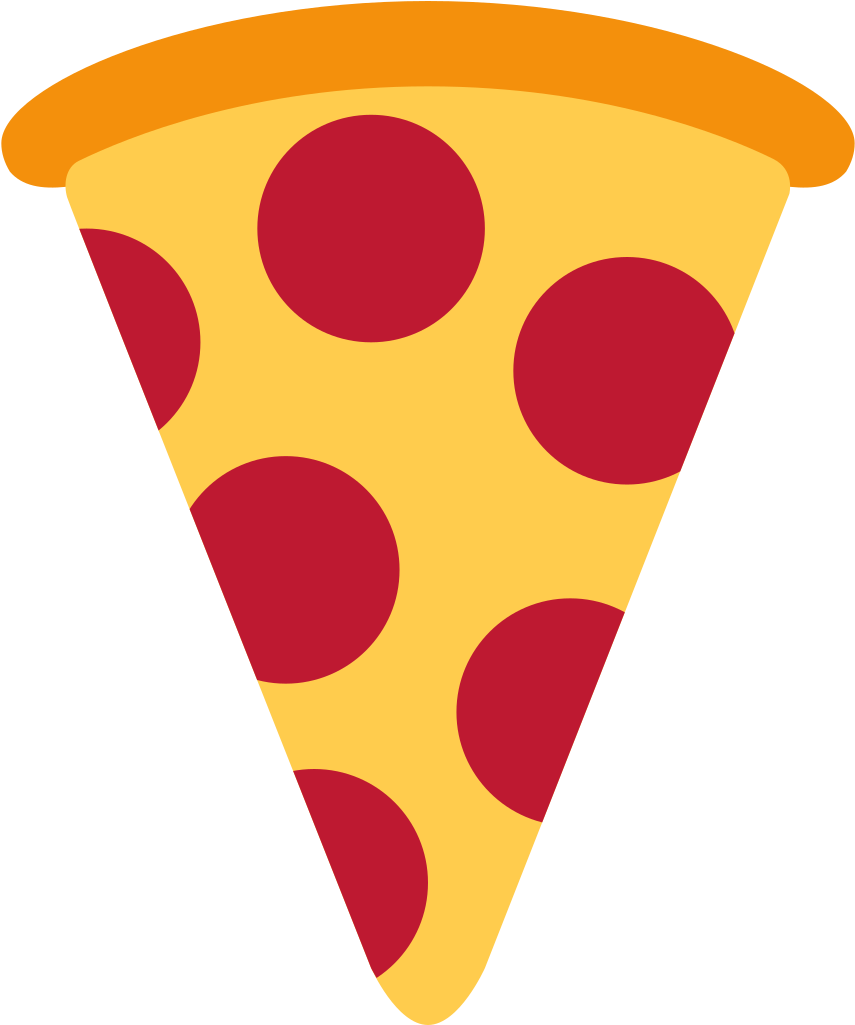 Pizza Png Emoji - Pizza Slice Clipart Png Transparent Png (1024x1024), Png Download