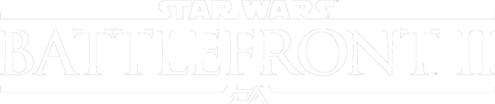 Star Wars Battlefront Files Website Builders - Logo Star Wars Battlefront 2 Clipart (2001x424), Png Download