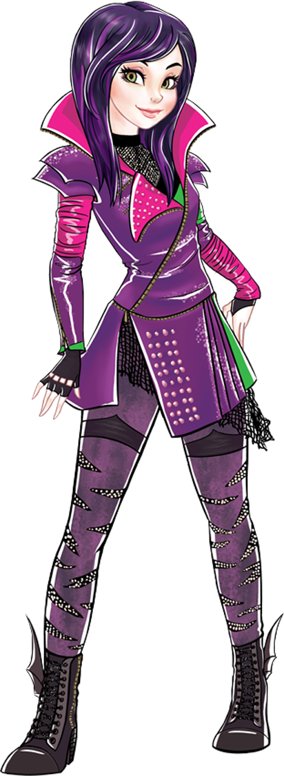 Devious Decorator - Dibujos De Mal De Descendientes Clipart (412x1123), Png Download