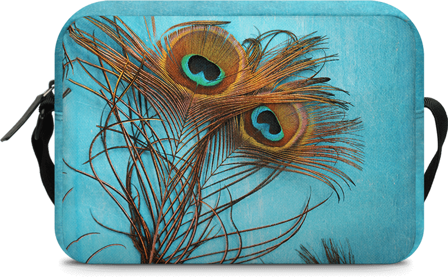 Dailyobjects 3 Peacock Feathers - Mobile Phone Clipart (1454x900), Png Download