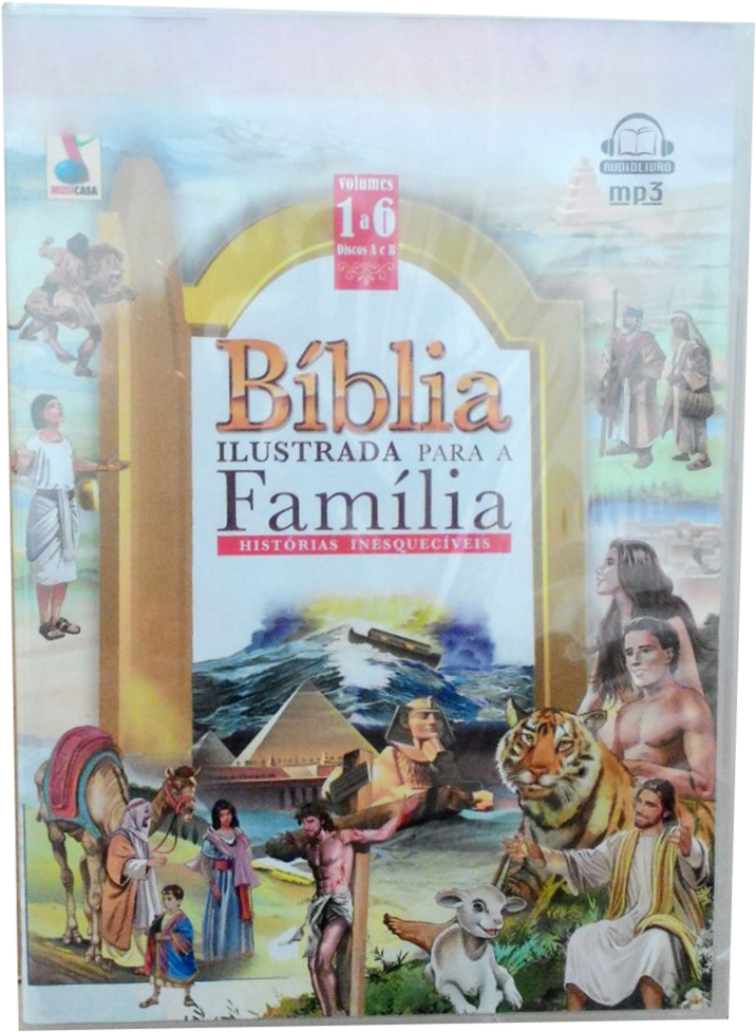 Dvd Bíblia Ilustrada Para A Família - Biblia Ilustrada Para A Familia Clipart (1036x1036), Png Download