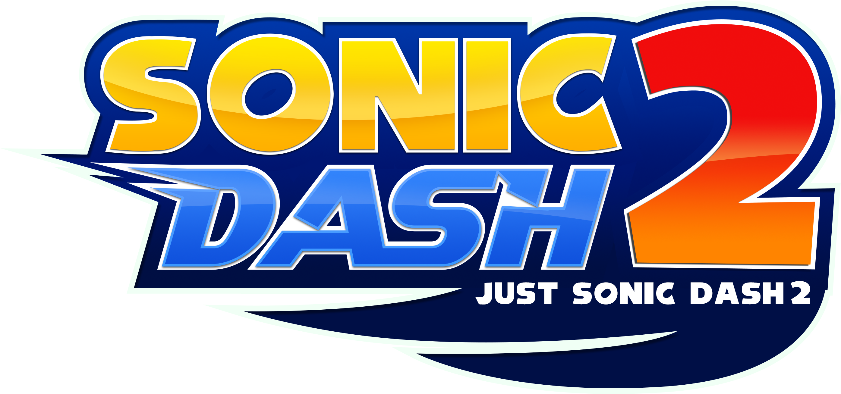 Sonic Dash 2 Hack Online - Sonic Dash 2 Sonic Boom Logo Clipart (2957x1435), Png Download