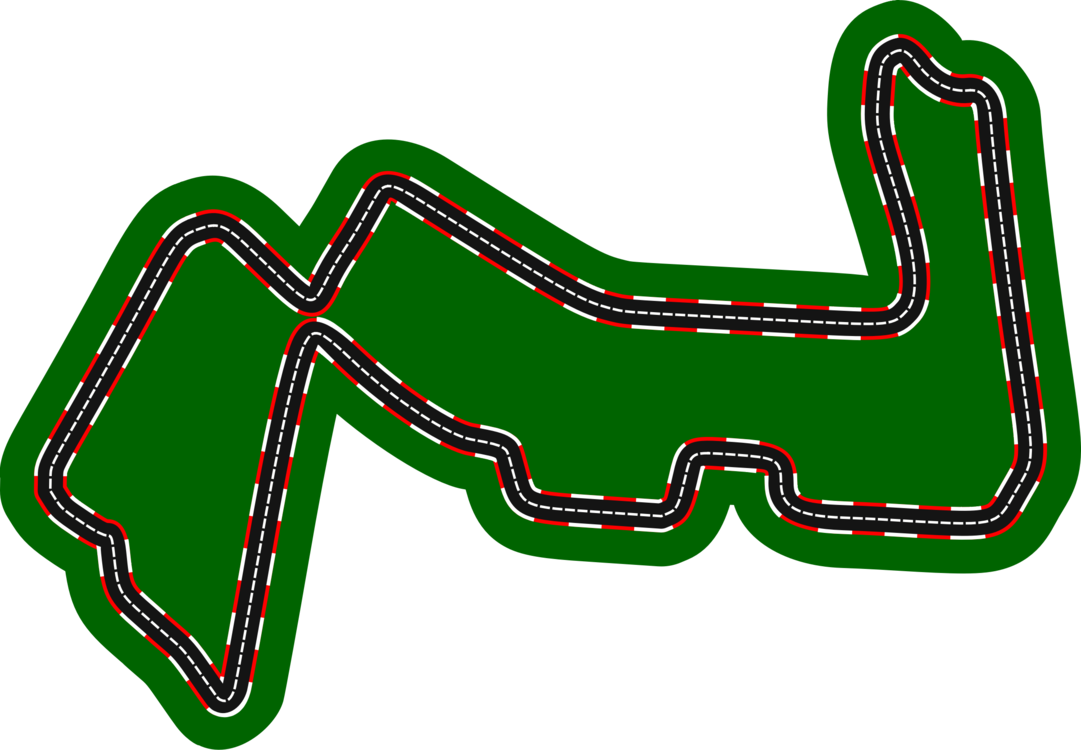 Race Track Marina Bay Street Circuit Formula 1 Electronic Clipart (1081x750), Png Download