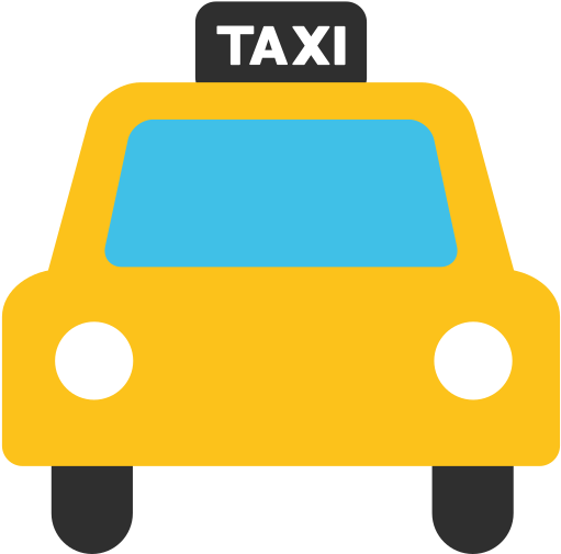 File - Emoji U1f696 - Svg - Taxi Emoji Clipart (600x600), Png Download