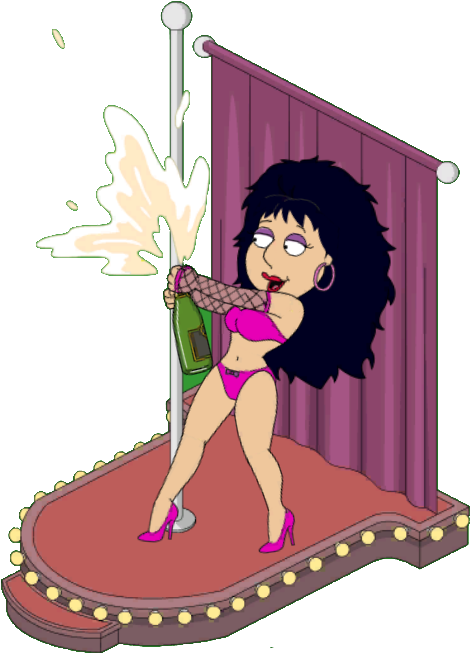 Stripper Bonnie - Family Guy Bonnie Sexy Clipart (508x688), Png Download
