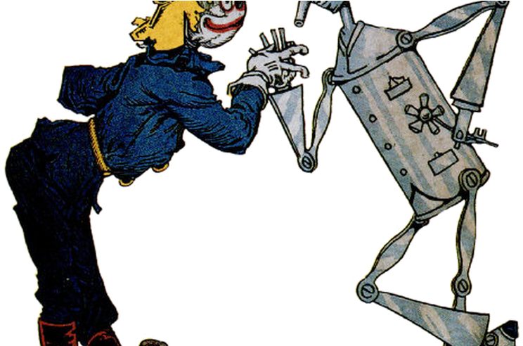Wizard Of Oz Clipart Scarecrow - Tin Woodman And Scarecrow Fanfiction - Png Download (800x491), Png Download