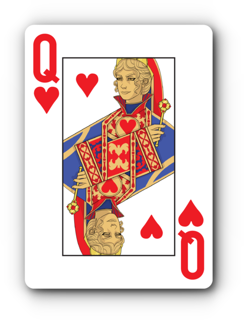 500 X 656 3 - Faded Spade 4 Color Deck Clipart (500x656), Png Download