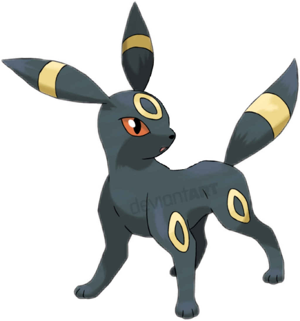 Umbreon Sticker - Wes Umbreon Espeon Clipart (1024x1094), Png Download