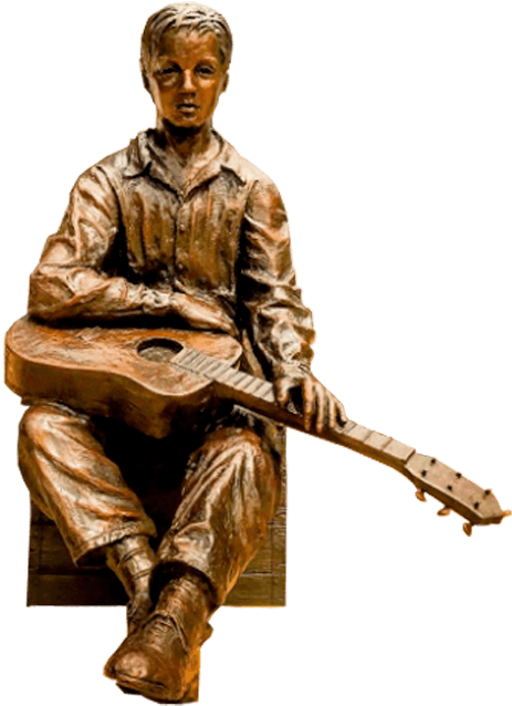 Elvis Presley Png - Tupelo Elvis Statue Clipart (500x679), Png Download