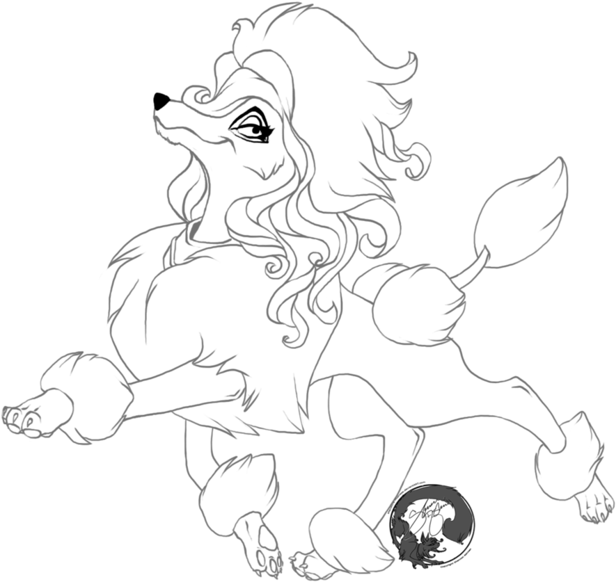 Full Size Of Coloring Pages - Poodle Coloring Pages Hd Clipart (893x895), Png Download
