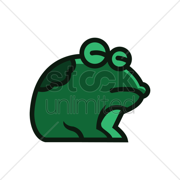 Frog Icon Vector Graphic - Illustration Clipart (600x600), Png Download