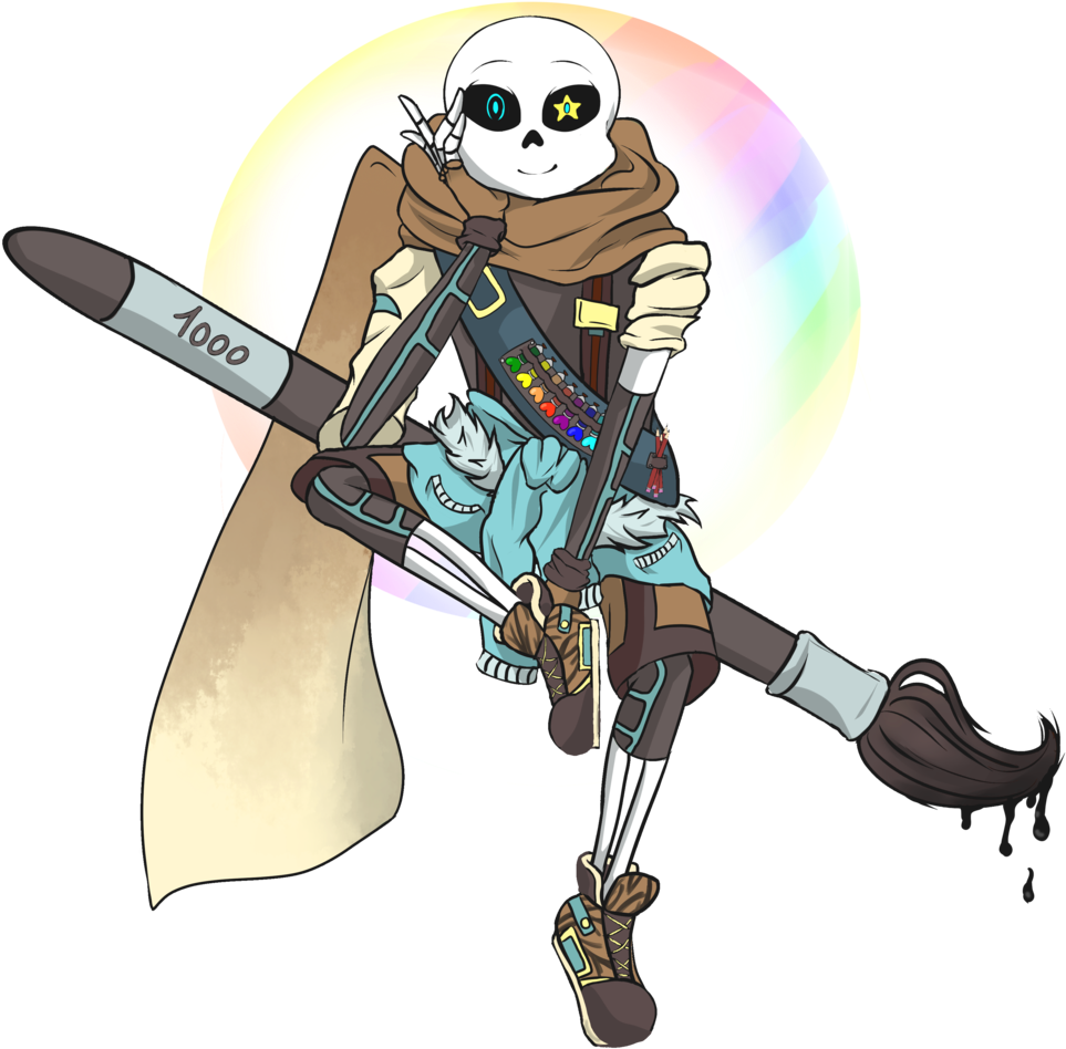 Hey Everyone, I Wanted To Ask You If Everyone Could - Undertale Ink Sans Girl Clipart (1024x975), Png Download