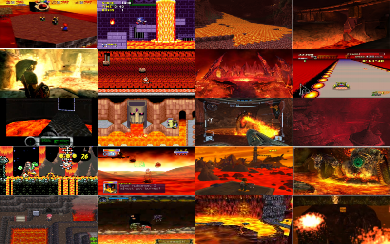 Photobucket - Lava Level Game Clipart (800x500), Png Download