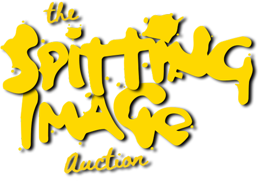 Spitting Image Puppet Auction - Calligraphy Clipart (1160x468), Png Download