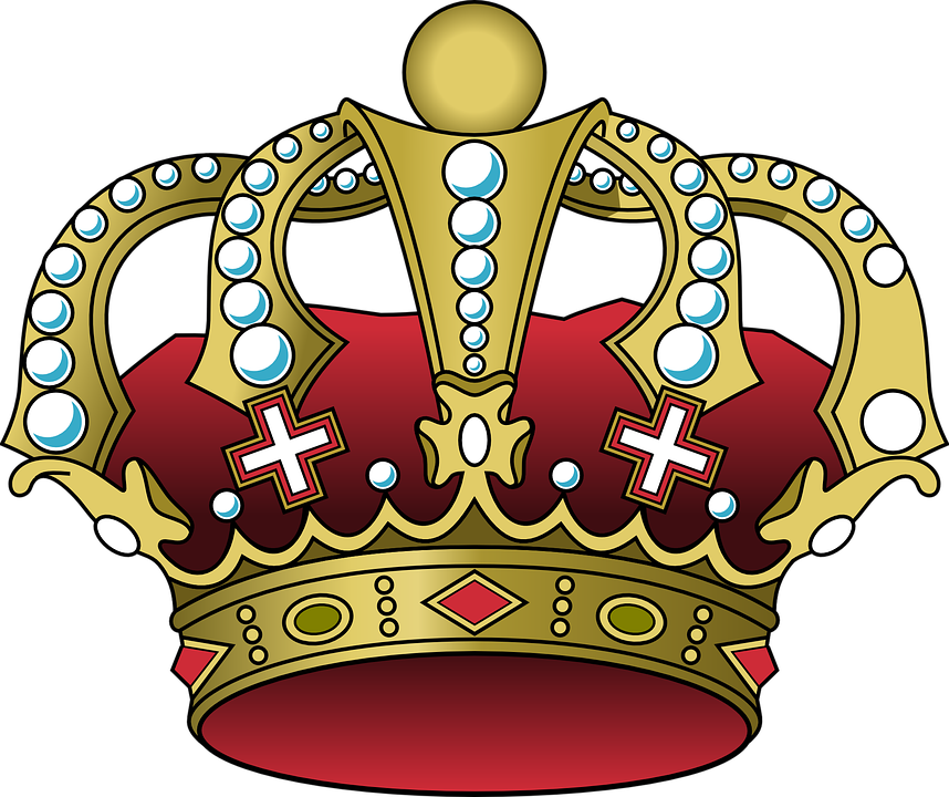 Coroa De Rei E Etc - King Crown Animated Clipart (858x720), Png Download