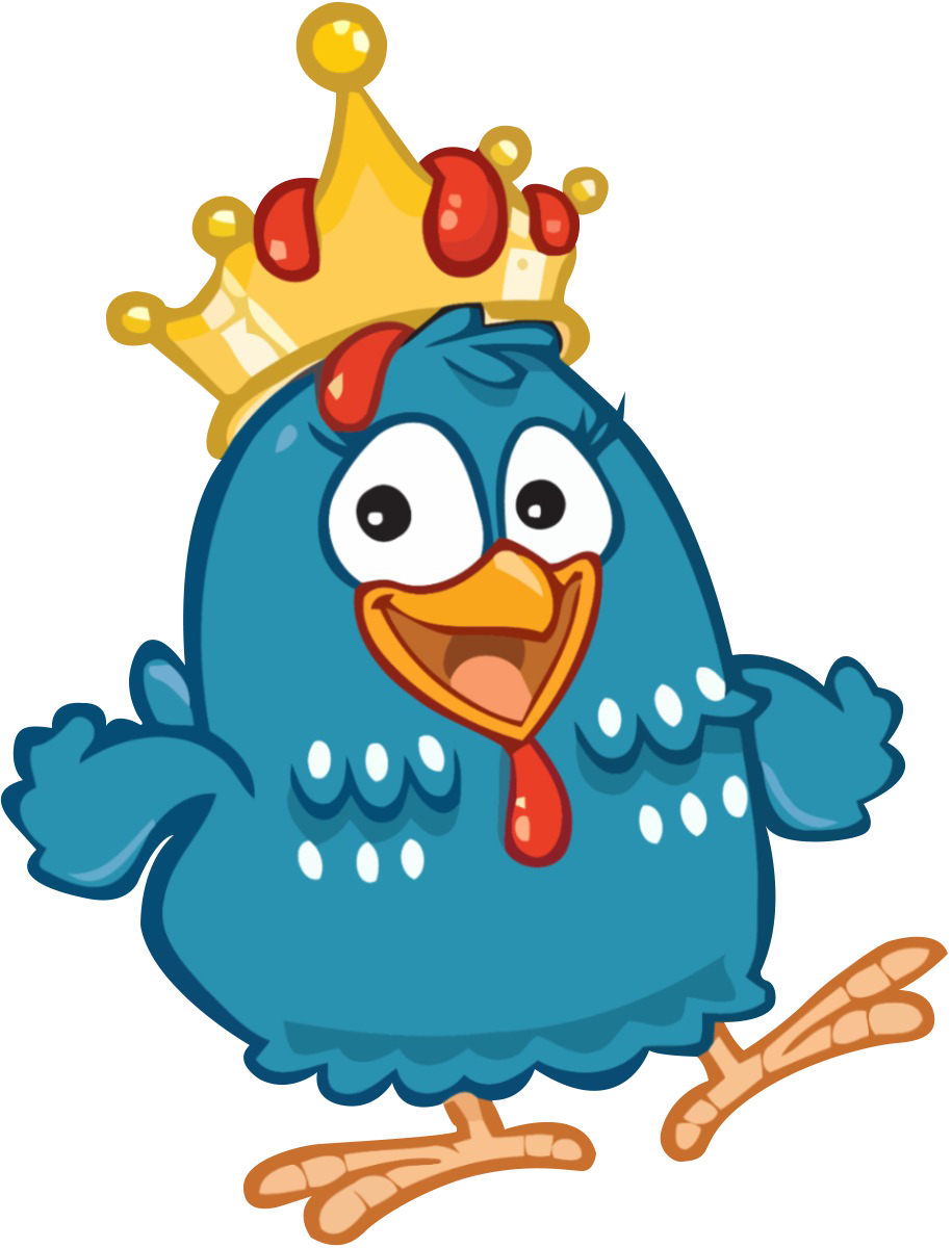 Galinha Pintadinha Coroa - Galinha Pintadinha De Saia Png Clipart (915x1200), Png Download