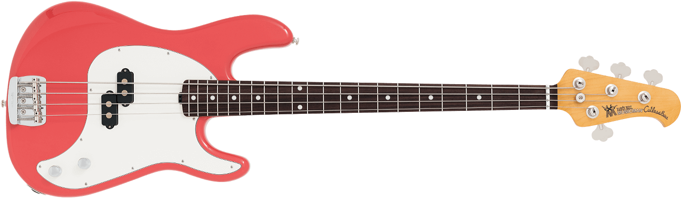 Cutlass Bass Logo - Rickenbacker Single Pickup Guitar Clipart (1500x550), Png Download