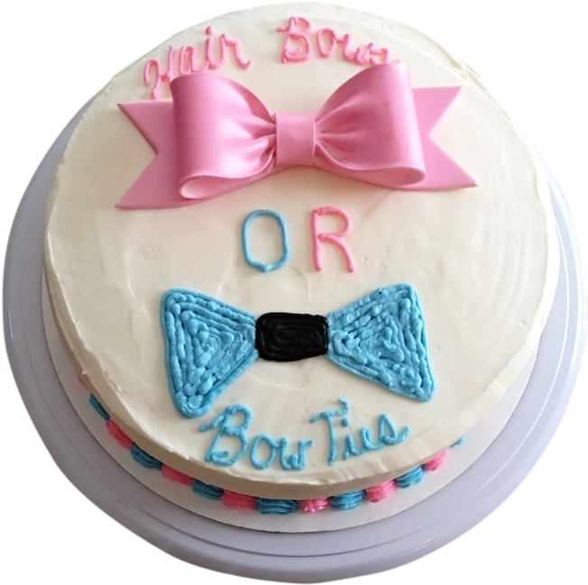Gender Reveal Ideas Bows And Bow Ties Clipart (736x981), Png Download