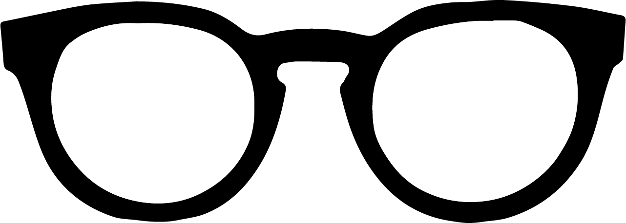 Sunglasses Clipart Png - Eyeglass Clipart Transparent Png (1282x458), Png Download