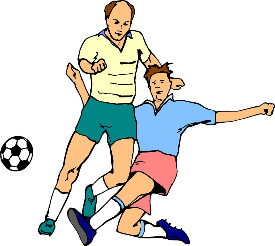 Madden Football Player Clip Art - Men Playing Sports Clipart - Png Download (958x858), Png Download