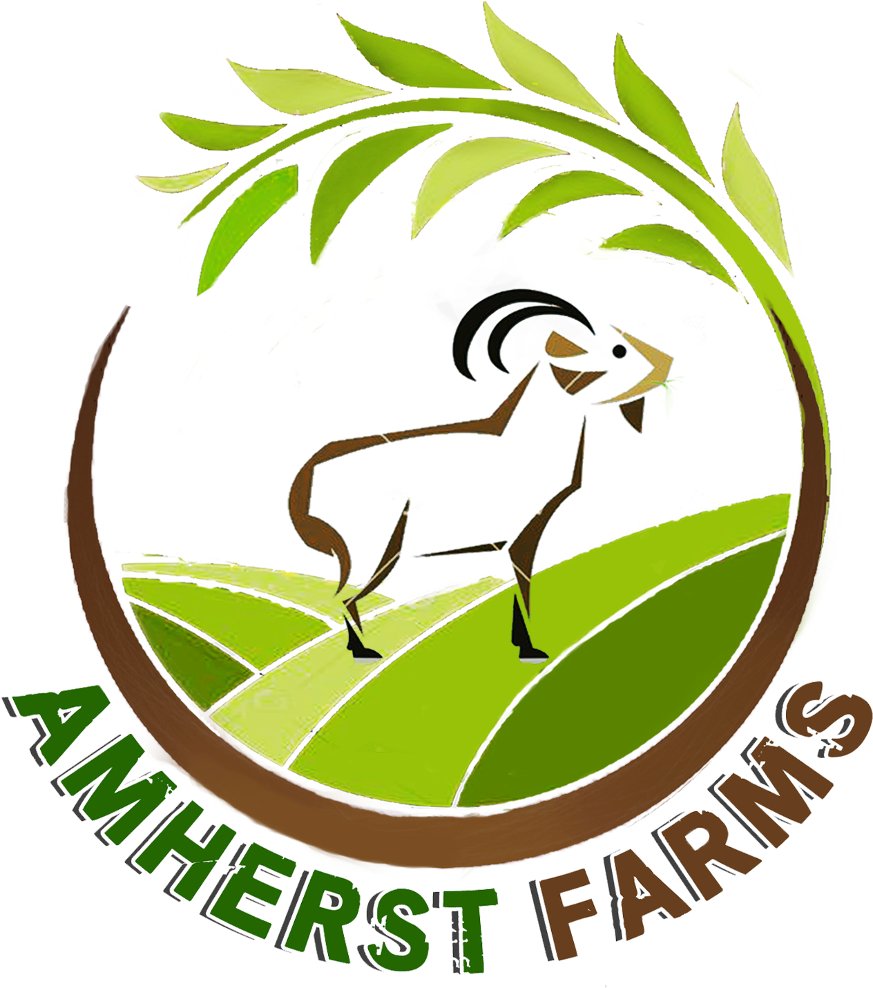 Amherst Farms - Goat Clipart (2100x2100), Png Download