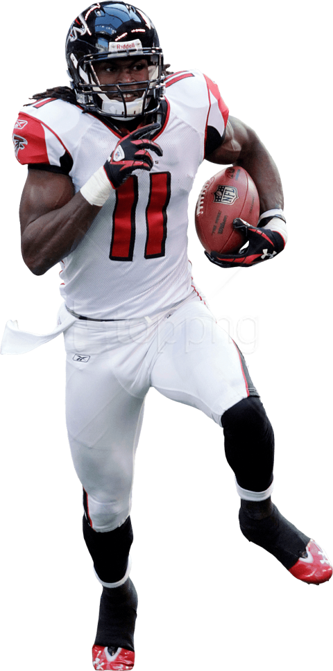Free Png Download American Football Player Png Images - Julio Jones No Background Clipart (480x968), Png Download