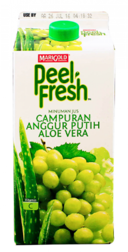 Marigold Peel Fresh White Grape Aloe Vera - Marigold Peel Fresh Orange Juice Clipart (800x800), Png Download